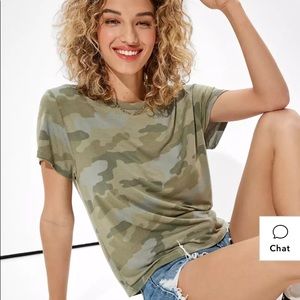 American eagle camo tee size M